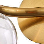 Бра с 2-мя стеклянными сферическими  плафонами Arco Wall Lamp варинант исполнения - 2 | Loft Concept в Рязани