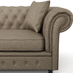 Мебельная ткань Шенилл коричневый цвет 138 см T4-21 варинант исполнения - 7 | Loft Concept в Рязани