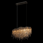 Люстра подвесная с металлическими цепочками и изогнутыми металлическими дугами 72 см Atlantis Chain варинант исполнения - 5 | Loft Concept в Рязани