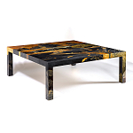 Кофейный стол с японским пейзажем Bohemia coffee table  варинант исполнения - 3 | Loft Concept в Рязани