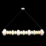 Подвесной светильник светодиодный горизонтальный в виде ожерелья из пастельных сфер Pastel Lunaria Horizon  варинант исполнения - 1 | Loft Concept в Рязани