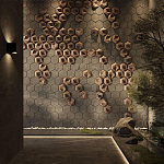 Гипсовая 3D панель с принтографией PM-41 варинант исполнения - 3 | Loft Concept в Рязани