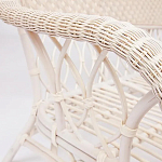 Комплект уличной мебели из ротанга Eloise белый варинант исполнения - 4 | Loft Concept в Рязани