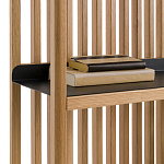 Стеллаж из дерева и метала Furniture Gutter and Lattice Rack варинант исполнения - 5 | Loft Concept в Рязани