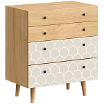 Комод с принтом на ящиках Elise Chest of Drawers варинант исполнения - 15 | Loft Concept в Рязани