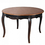 Стол круглый из массива березы в стиле прованс Vintage варинант исполнения - 1 | Loft Concept в Рязани