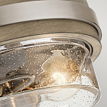 Потолочный светильник с прозрачным стеклянным плафоном с эффектом пузырьков Kichler варинант исполнения - 2 | Loft Concept в Рязани