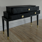 Премиальная Консоль с тремя ящиками Elsa Dreams Black варинант исполнения - 2 | Loft Concept в Рязани