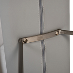 Стул барный серый с обивкой из экокожи Special Support варинант исполнения - 4 | Loft Concept в Рязани