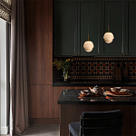 Подвесной светильник из белого алебастра Cryptocrystalline Stone варинант исполнения - 8 | Loft Concept в Рязани