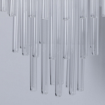 Бра с круглым основанием и длинными прозрачныи стеклянными трубками Nembus варинант исполнения - 7 | Loft Concept в Рязани