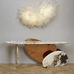 Консоль в виде овальных элементов Jinye console варинант исполнения - 3 | Loft Concept в Рязани