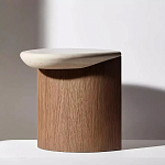 Дизайнерский журнальный стол полукруглой формы Pokun варинант исполнения - 2 | Loft Concept в Рязани