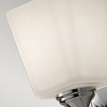 Бра для ванных комнат с белым матовым плафоном квадратной формы на основании цвета хром Feiss варинант исполнения - 5 | Loft Concept в Рязани