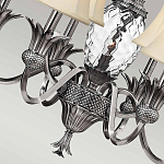 Люстра с 7-ю кремовыми текстильными абажурами Hinkley варинант исполнения - 6 | Loft Concept в Рязани