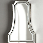 Зеркало в серебристой фигурной раме Silver Reflection варинант исполнения - 3 | Loft Concept в Рязани