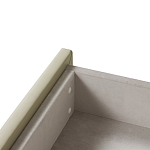 Консоль прямоугольная на золотом каркасе с 2-мя ящиками Warwick варинант исполнения - 1 | Loft Concept в Рязани