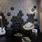 Гипсовая 3D панель с принтографией PM-30 варинант исполнения - 7 | Loft Concept в Рязани