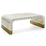 Стол журнальный Белый  BONE INLAY SIDE TABLE-Cream варинант исполнения - 4 | Loft Concept в Рязани