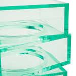 Стол журнальный в форме кубов Acrylic Furniture Lumina Mint Breeze варинант исполнения - 3 | Loft Concept в Рязани