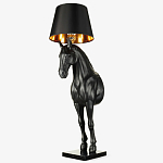 Horse Statue Floor Lamp Большой светильник Черная Лошадь варинант исполнения - 6 | Loft Concept в Рязани