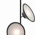 Торшер черный с 2-мя большими лампами Black Diffusers варинант исполнения - 1 | Loft Concept в Рязани