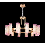 Люстра круглая с текстурными цилиндрическими плафонами Glimpse варинант исполнения - 4 | Loft Concept в Рязани