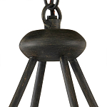 Люстра круглая с литыми стеклянными дисками Olympe Glass Chandelier варинант исполнения - 3 | Loft Concept в Рязани