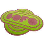 Дизайнерский ковер зеленый Poltronova Sofo Verosa Rug варинант исполнения - 2 | Loft Concept в Рязани