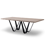 Стол обеденный на изогнутых ножках Consonance варинант исполнения - 1 | Loft Concept в Рязани