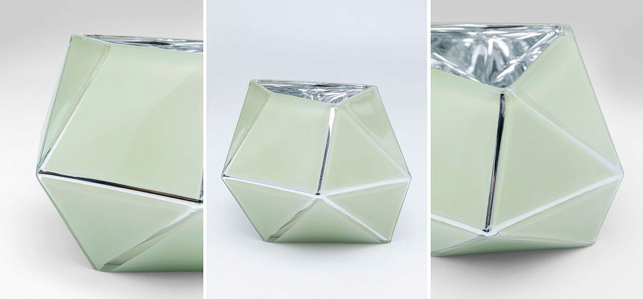 Ваза серая Geometric projection Ваза серая Geometric projection - Loft-Concept в Рязани