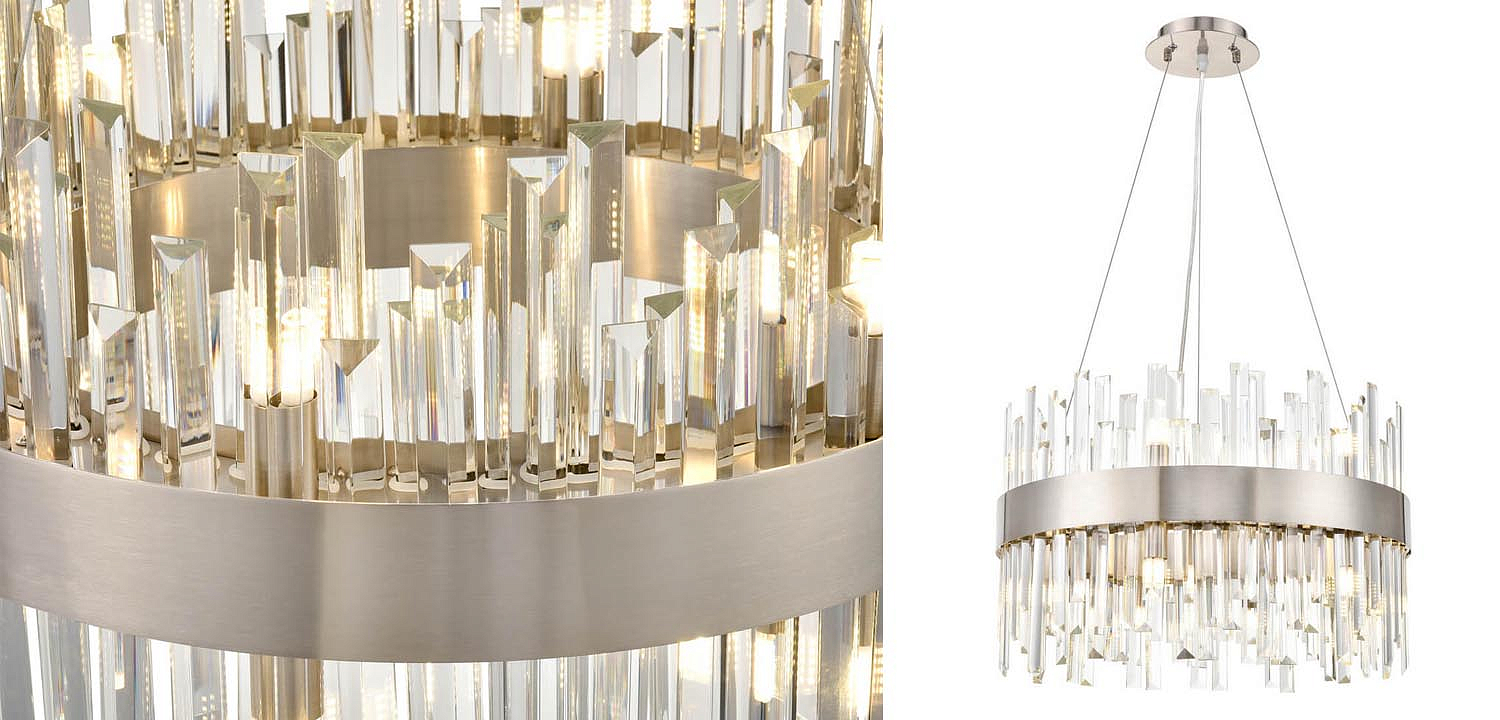 Люстра Cramer Chandelier 50 satin nickel Люстра Cramer Chandelier 50 satin nickel - Loft-Concept в Рязани