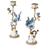 Подсвечник Candleholder Birds Atlanta Set 2 Pcs варинант исполнения - 1 | Loft Concept в Рязани