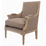 Кресло William Classical Armchair brown flax варинант исполнения - 3 | Loft Concept в Рязани