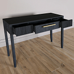 Элегантная Консоль Primo с выдвижным ящиком Черный дуб варинант исполнения - 6 | Loft Concept в Рязани