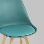 Стул с основой из пластика и мягким сиденьем Arvika Azure варинант исполнения - 7 | Loft Concept в Рязани