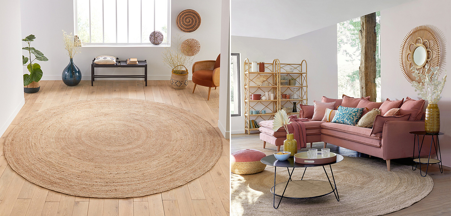Ковер Round Carpet 100% джут Ковер Round Carpet 100% джут - Loft-Concept в Рязани