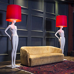 Лампа MANNEQUIN LAMP с абажуром созерцание силуэта варинант исполнения - 2 | Loft Concept в Рязани