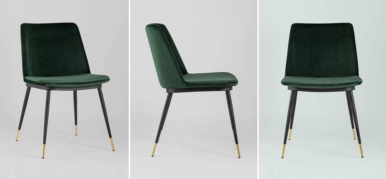Стул Melissa Chair Зеленый Велюр Стул Melissa Chair Зеленый Велюр - Loft-Concept в Рязани