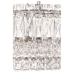 Люстра подвесная круглая из прозрачного хрусталя с корпусом из металла цвета хром Selfsufficient варинант исполнения - 2 | Loft Concept в Рязани