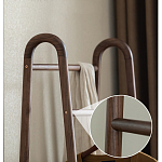 Вешалка деревянная с 2- мя ящиками Moon Walnut Furniture варинант исполнения - 6 | Loft Concept в Рязани