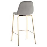 Барный стул на золотистых ножках VENDRAMIN Grey варинант исполнения - 4 | Loft Concept в Рязани