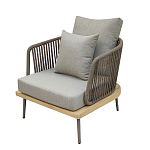 Кресло уличное серое Street Comfort  варинант исполнения - 1 | Loft Concept в Рязани