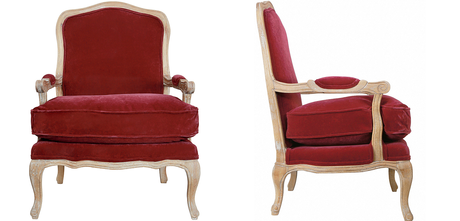 Кресло Joseph Chair burgundy Кресло Joseph Chair burgundy - Loft-Concept в Рязани