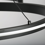 Люстра подвесная светодиодная в виде волнообразной ленты Ribbon Vortex варинант исполнения - 9 | Loft Concept в Рязани