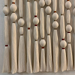 Панно на стену из хлопковых нитей White Morse Wall Hanging  варинант исполнения - 1 | Loft Concept в Рязани