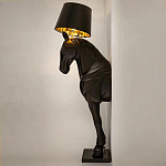 Horse Statue Floor Lamp Большой светильник Черная Лошадь варинант исполнения - 3 | Loft Concept в Рязани
