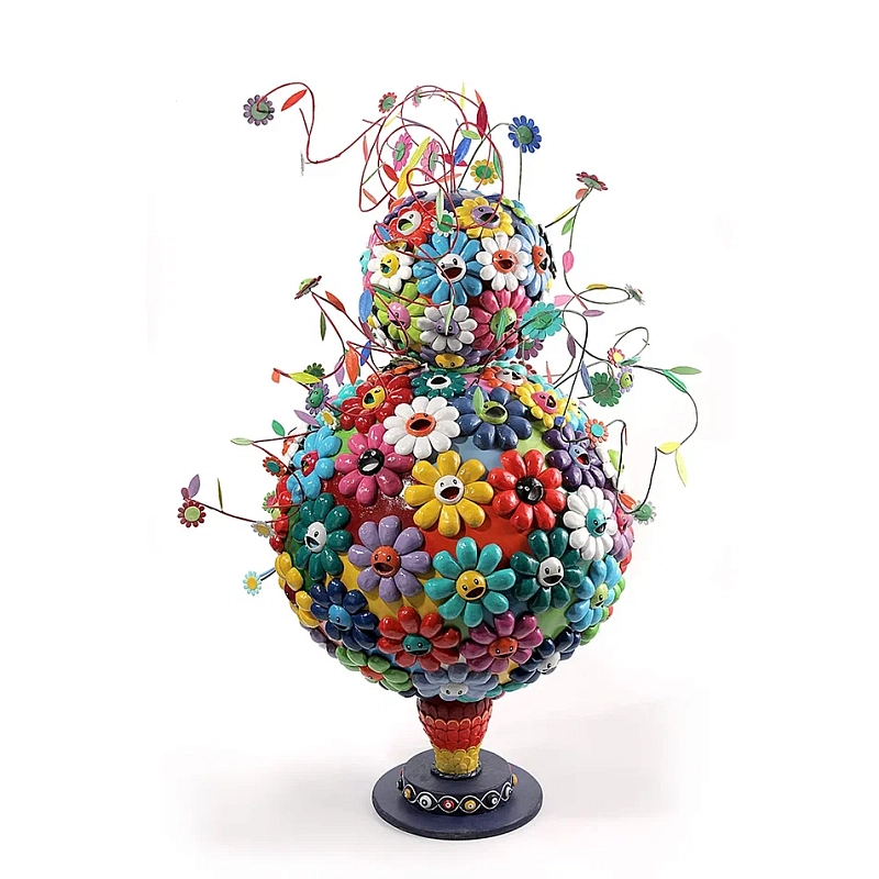 Большой Арт-объект Композиция из улыбающихся цветов по дизайну Takashi Murakami Flower Matango Мульти Большой Арт-объект Композиция из улыбающихся цветов по дизайну Takashi Murakami Flower Matango Мульти в Рязани | Loft Concept