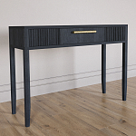 Элегантная Консоль Primo с выдвижным ящиком Черный дуб варинант исполнения - 2 | Loft Concept в Рязани