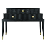 Премиальная Консоль с тремя ящиками Elsa Dreams Black варинант исполнения - 4 | Loft Concept в Рязани